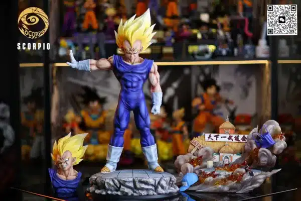 Dragon Ball Scorpio Studio Majin Vegeta Resin Statue 1