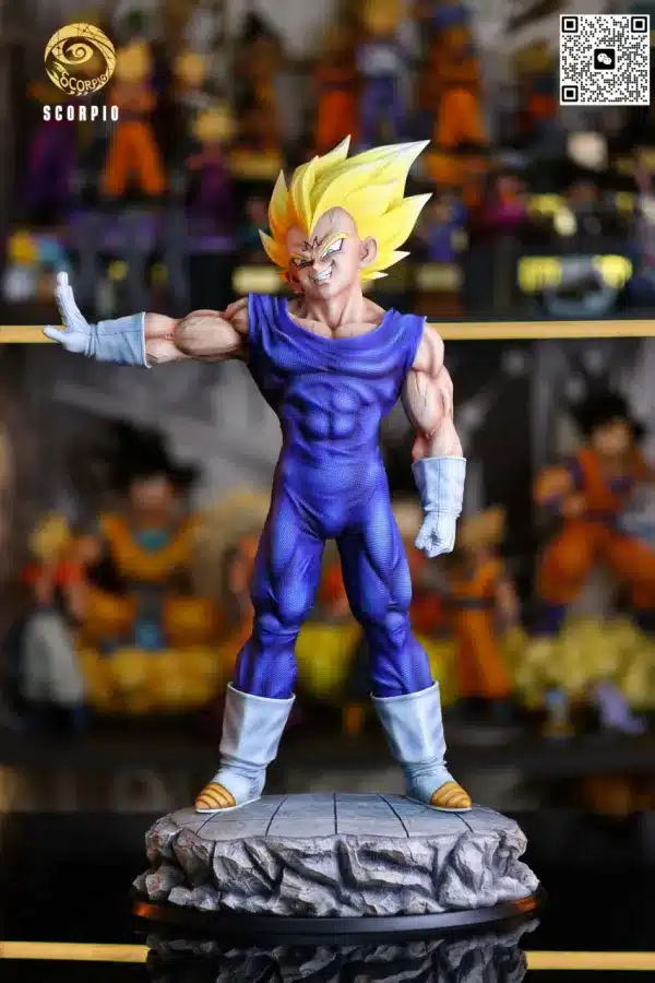 Dragon Ball Scorpio Studio Majin Vegeta Resin Statue 6