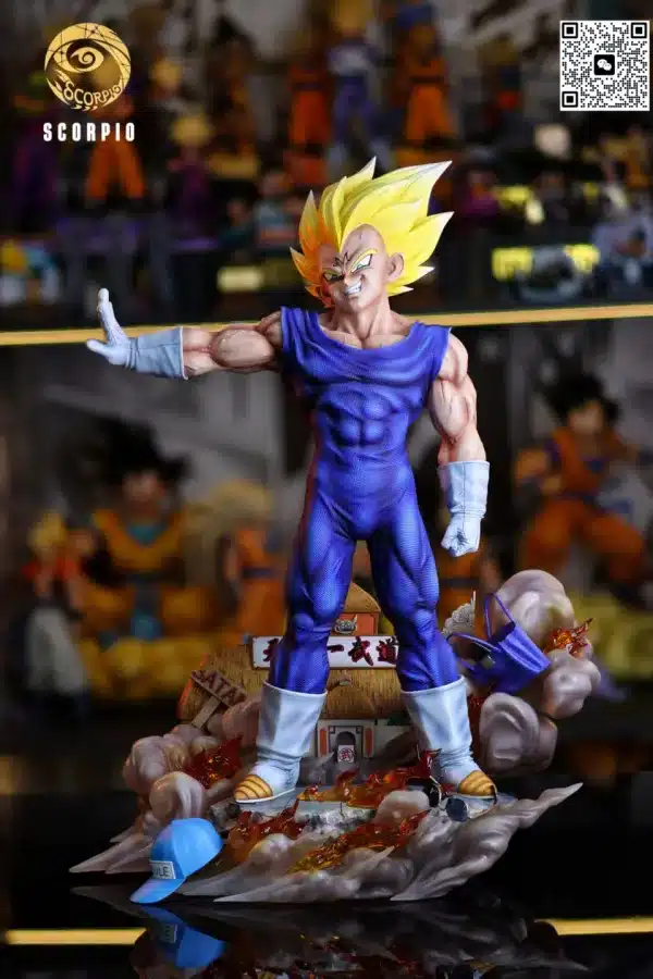 Dragon Ball Scorpio Studio Majin Vegeta Resin Statue 7