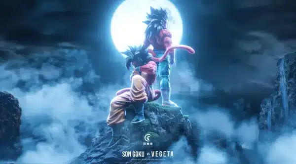 Dragon Ball Toyouth Studio SSJ4 Goku x Vegeta Resin Statue 1