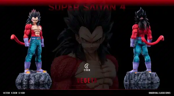 Dragon Ball Toyouth Studio SSJ4 Goku x Vegeta Resin Statue 5