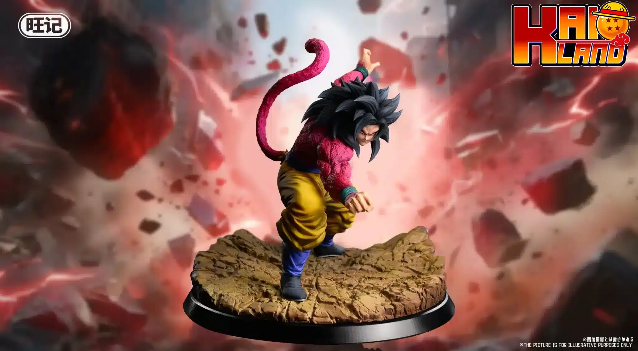 Dragon Ball Wang Ji Studio Goku Starting Position Resin Statue