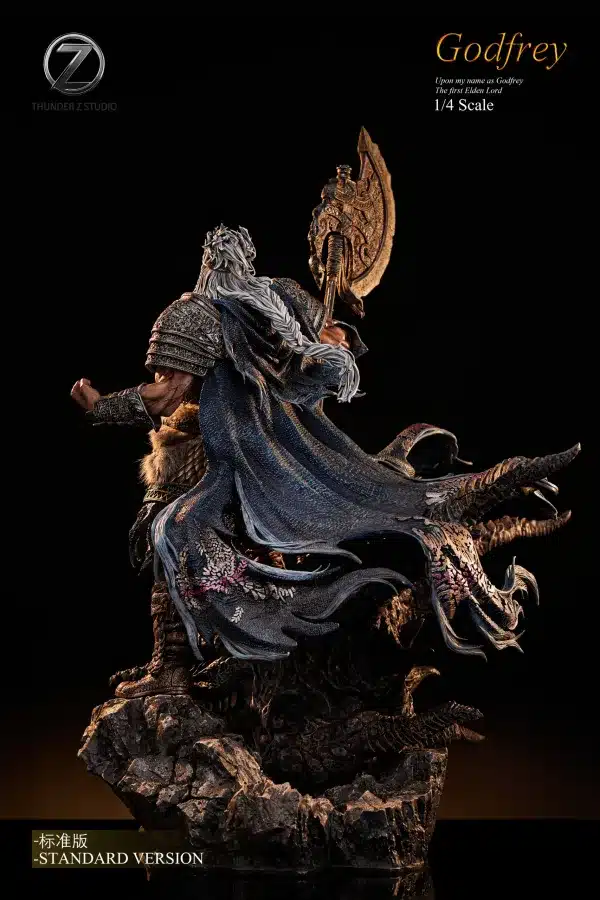 Elden Ring Thunder Z Studio Godfrey Hoarah Loux Resin Statue 3
