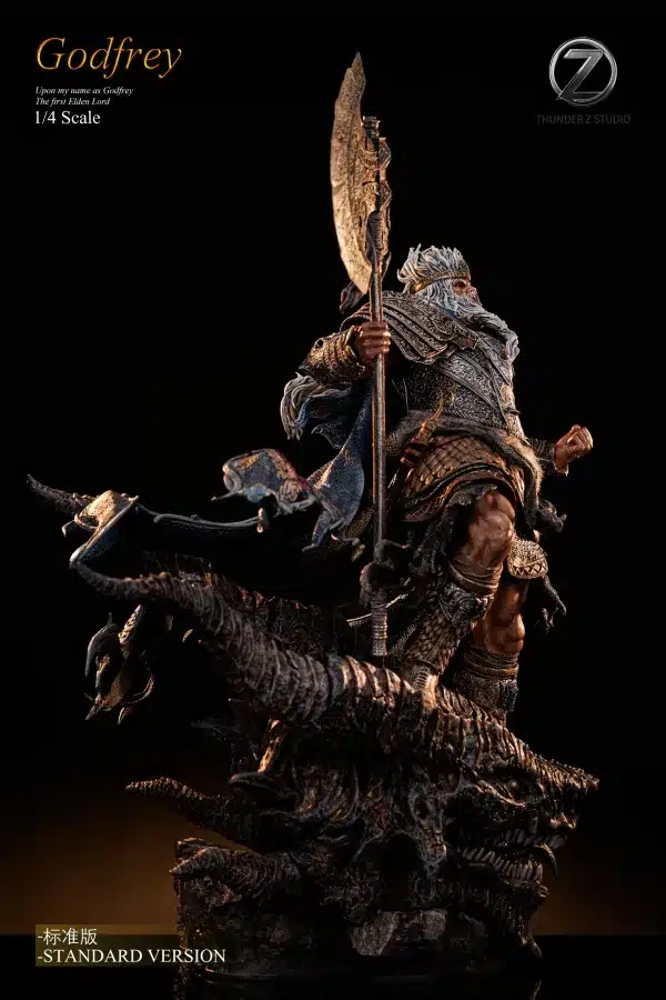 Elden Ring Thunder Z Studio Godfrey Hoarah Loux Resin Statue 4