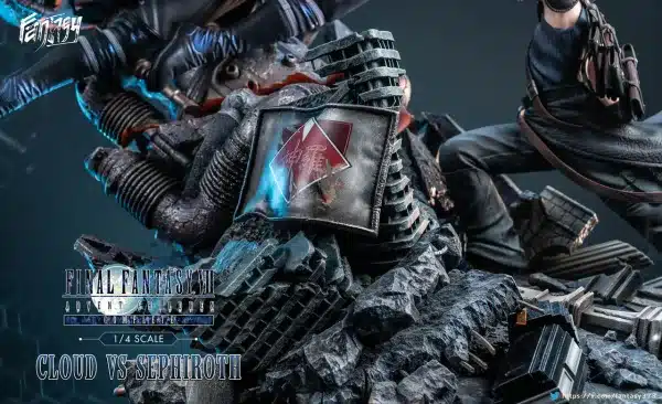 Final Fantasy Fantasy Studio Sephiroth Vs Cloud Strife Resin Statue 4
