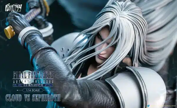 Final Fantasy Fantasy Studio Sephiroth Vs Cloud Strife Resin Statue 6