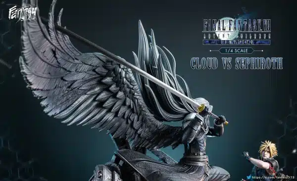 Final Fantasy Fantasy Studio Sephiroth Vs Cloud Strife Resin Statue 9