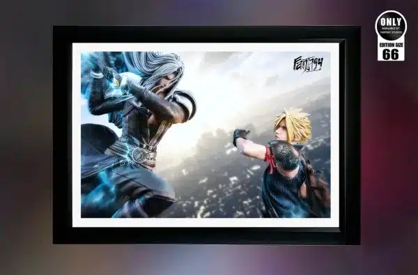 Final Fantasy Fantasy Studio Sephiroth Vs Cloud Strife Resin Statue 99