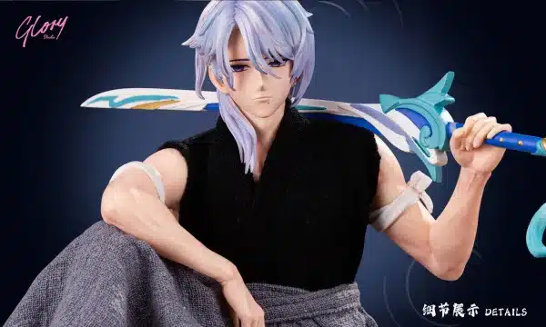 Genshin Impact Glory Studio Kamisato Ayato Resin Statue 4