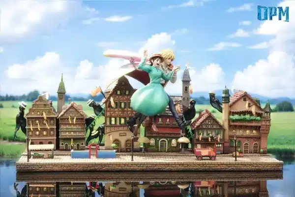 Howls Moving Castle OPM Studio Sophie and Howl Skywalk Resin Statue 0
