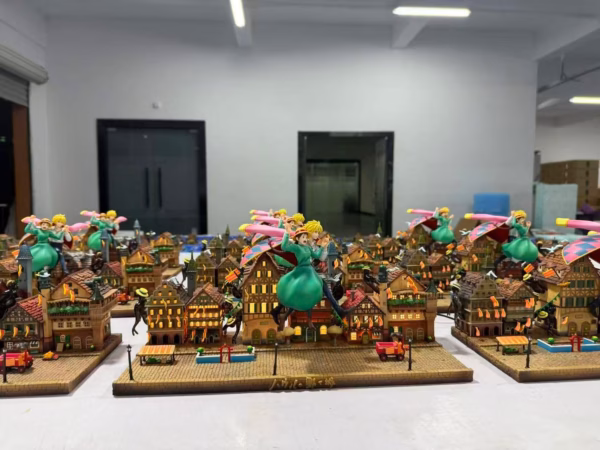 Howls Moving Castle OPM Studio Sophie and Howl Skywalk Resin Statue