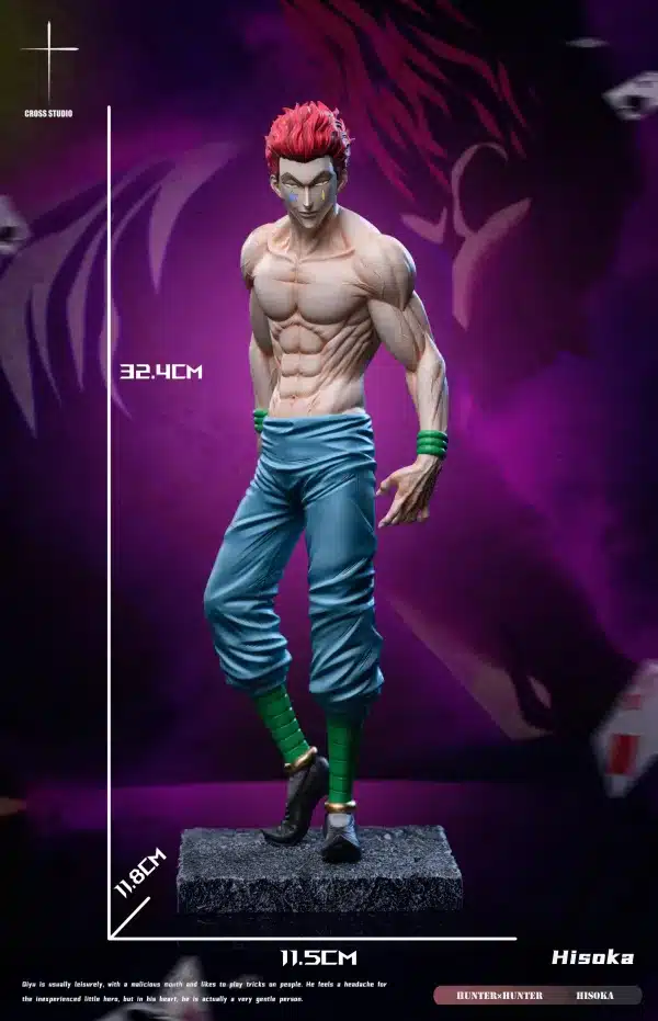 Hunter x Hunter Cross Studio Hisoka Resin Statue 4