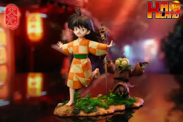 InuYasha TY Studio Rin x Jaken Resin Statue 1