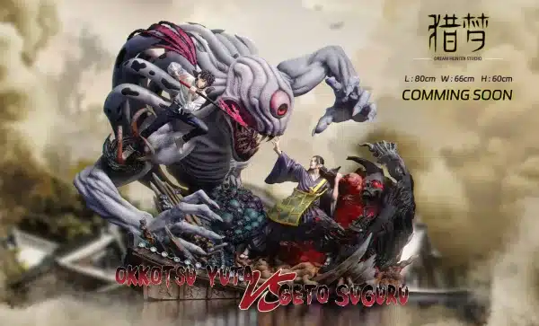 Jujutsu Kaisen Dream Hunter Studio Okkotsu Yuta vs Geto Suguru Resin Statue 1