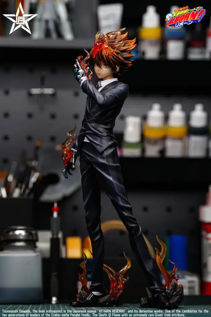 家庭教師ヒットマンREBORN! 沢田綱吉 ⑨ ガレージキット ガレキ スタチュ 家庭教師ヒットマンREBORN! 沢田綱吉 ⑨ ガレージキット ガレキ