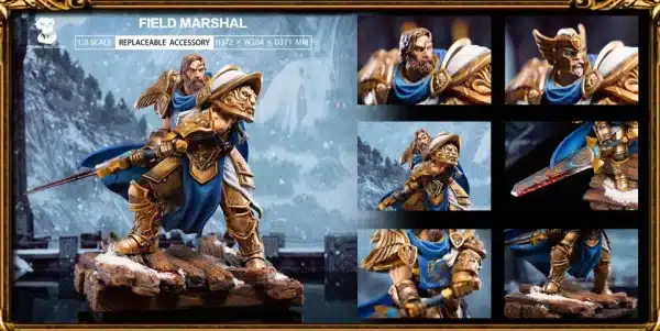 Laughing Skull Studio Field Marshal Vs Warlord Resin Statue 2