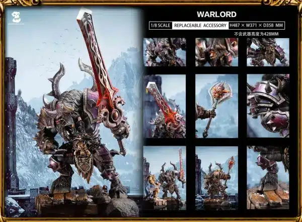 Laughing Skull Studio Field Marshal Vs Warlord Resin Statue 3