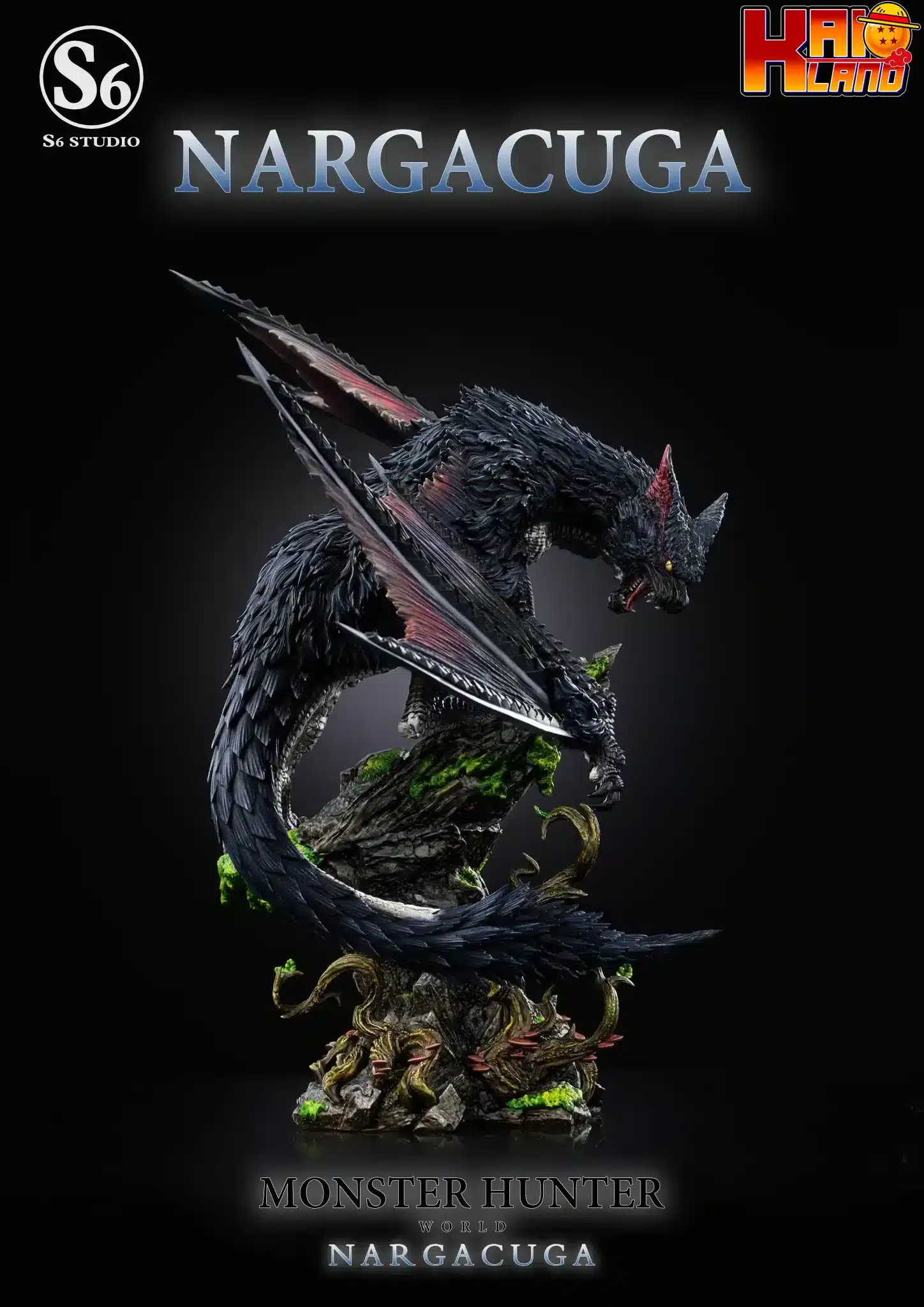 Monster Hunter S6 Studio Nargacuga Resin Statue