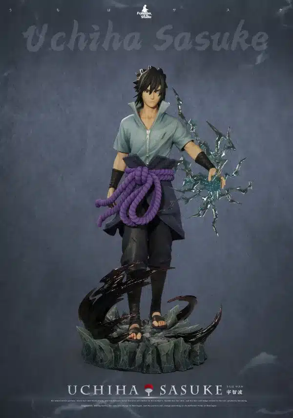 Naruto Freedom Studio Uchiha Sasuke Resin Statue 1