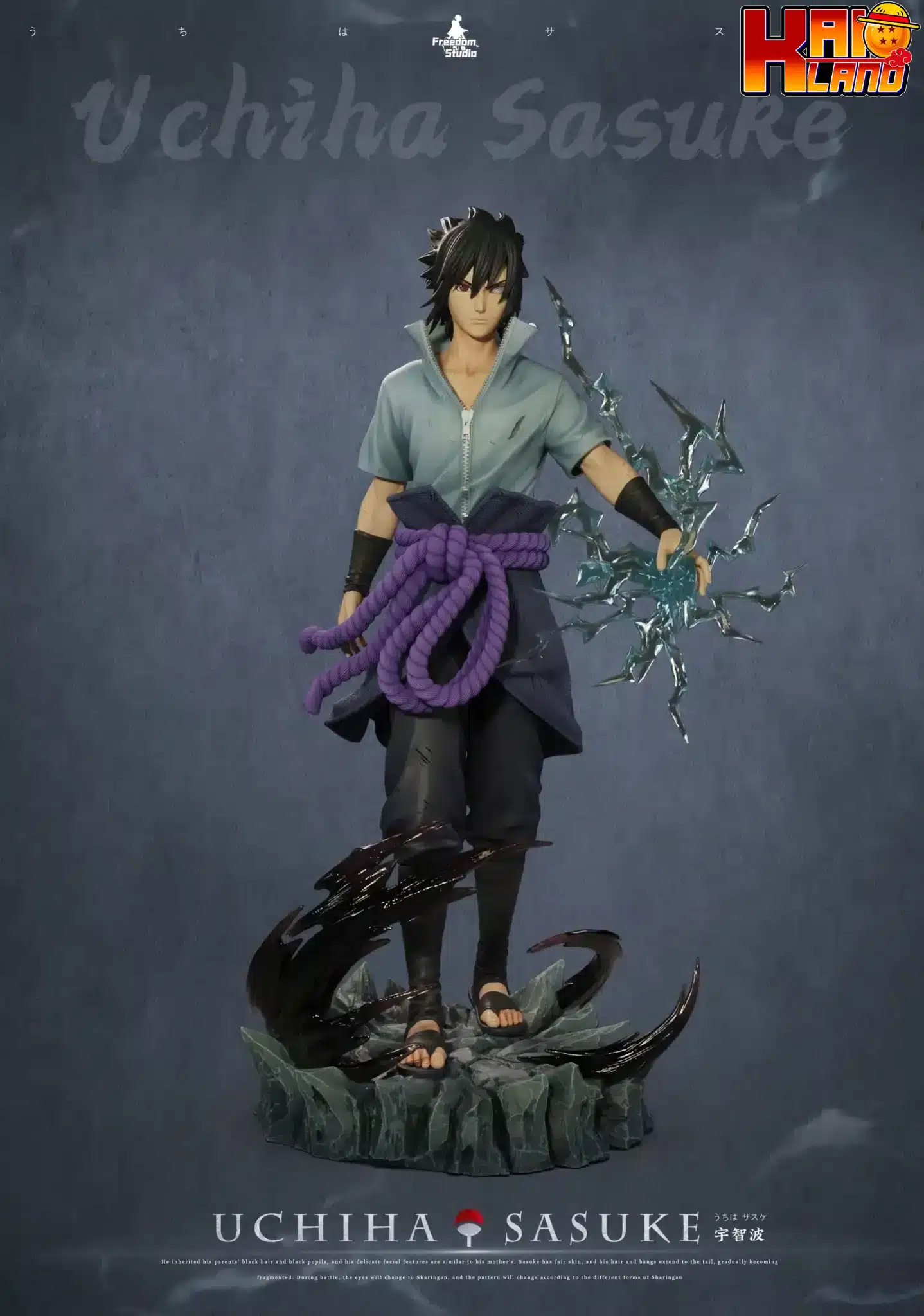Naruto Freedom Studio Uchiha Sasuke Resin Statue