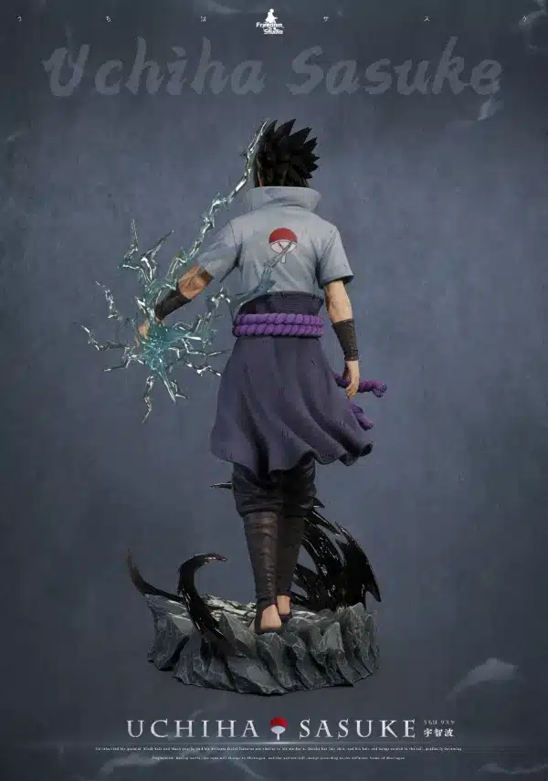 Naruto Freedom Studio Uchiha Sasuke Resin Statue 3