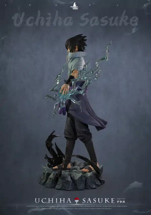 Naruto Freedom Studio Uchiha Sasuke Resin Statue 4