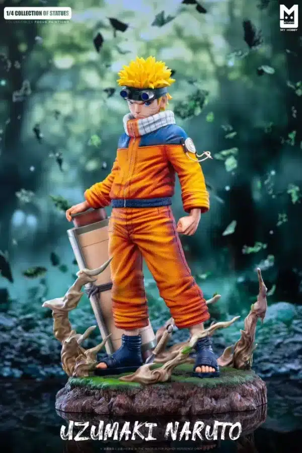 Naruto My Hobby Studio Kid Naruto Resin Statue 1