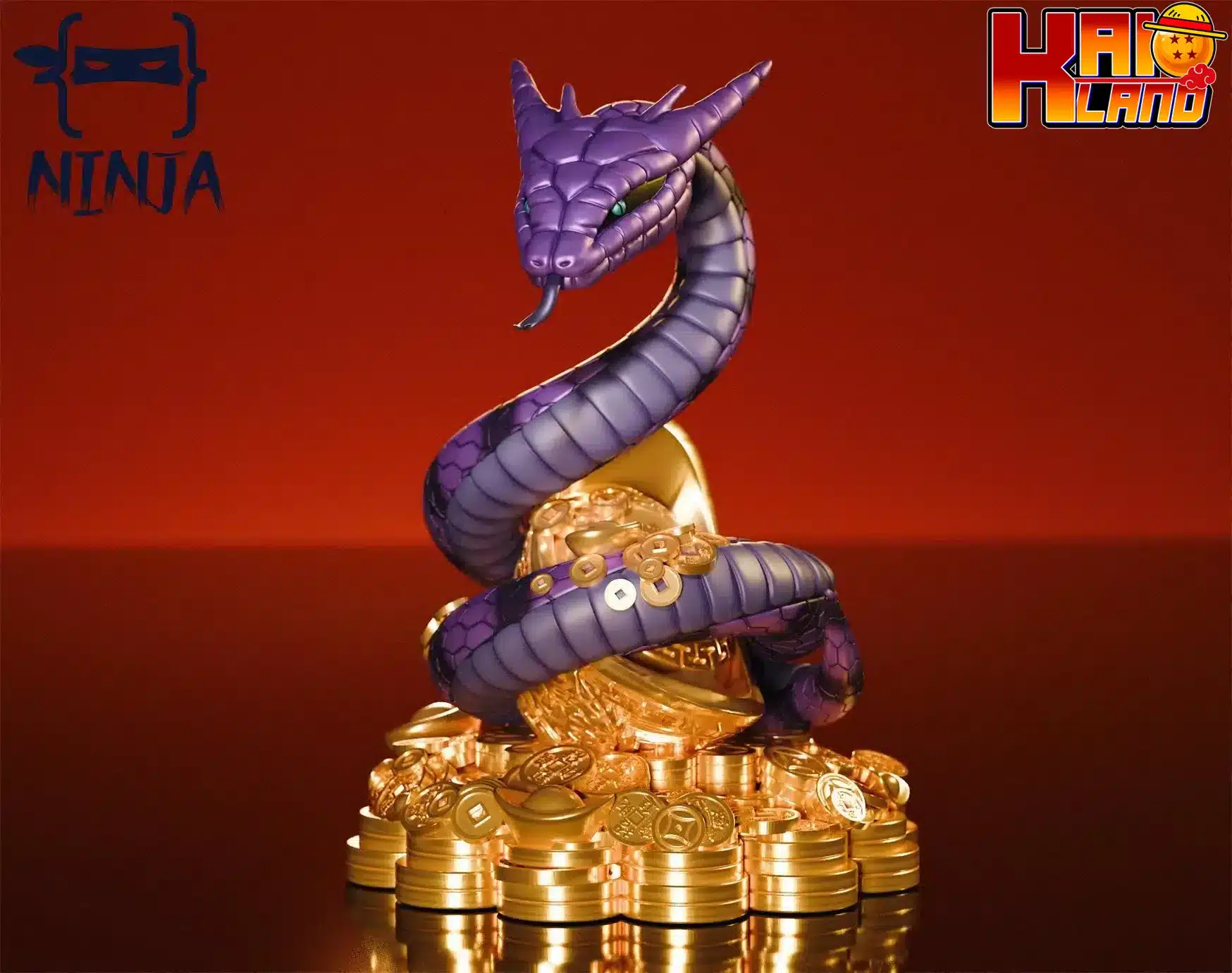 Naruto NINJA Studio Auspicious Serpent Brings Blessings Resin Statue