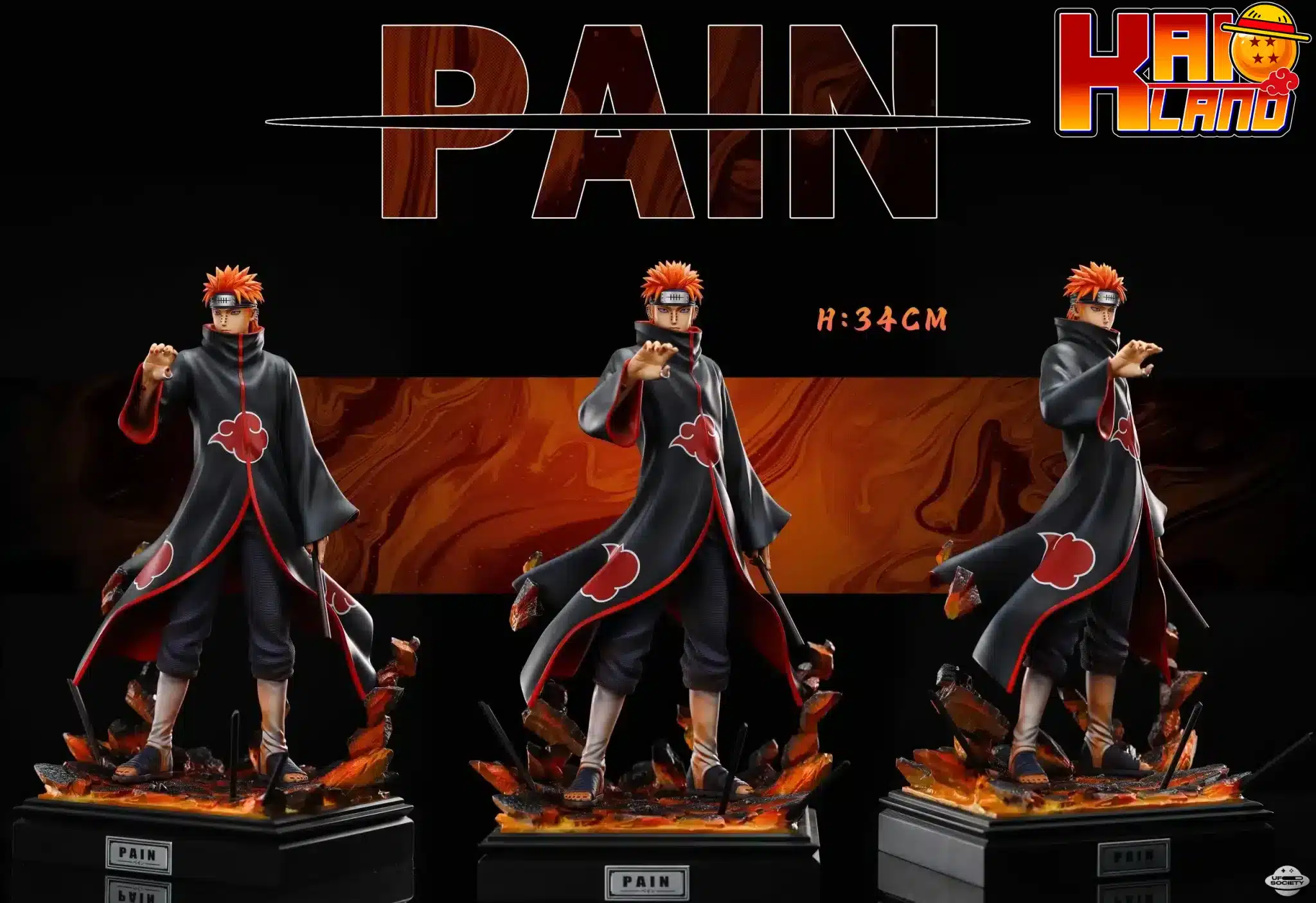Naruto Ufo Society Studio Pain Resin Statue