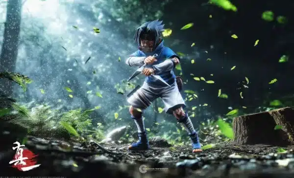 Naruto Zhen Yi Studio Kid Sasuke Resin Statue 1