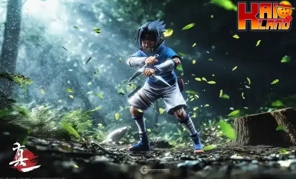 Naruto Zhen Yi Studio Kid Sasuke Resin Statue