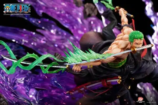 One Piece Anime Mason Roronoa Zoro Licensed Resin Statue 4 1