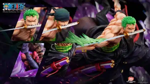 One Piece Anime Mason Roronoa Zoro Licensed Resin Statue 7 1