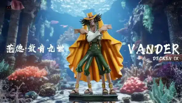 One Piece Black Studio Vander Decken IX Resin Statue