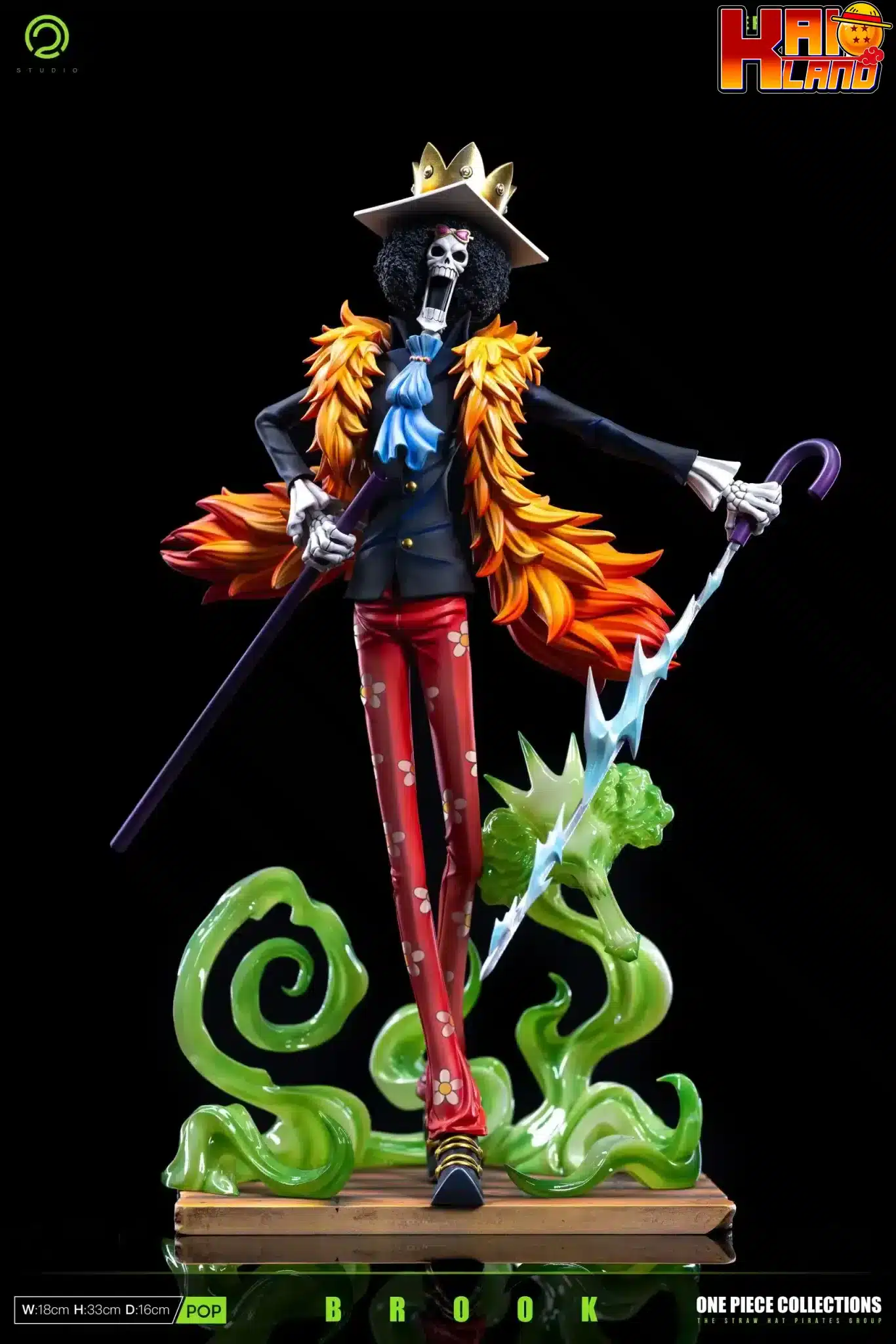 One Piece C2 Studio Brook Resin Statue