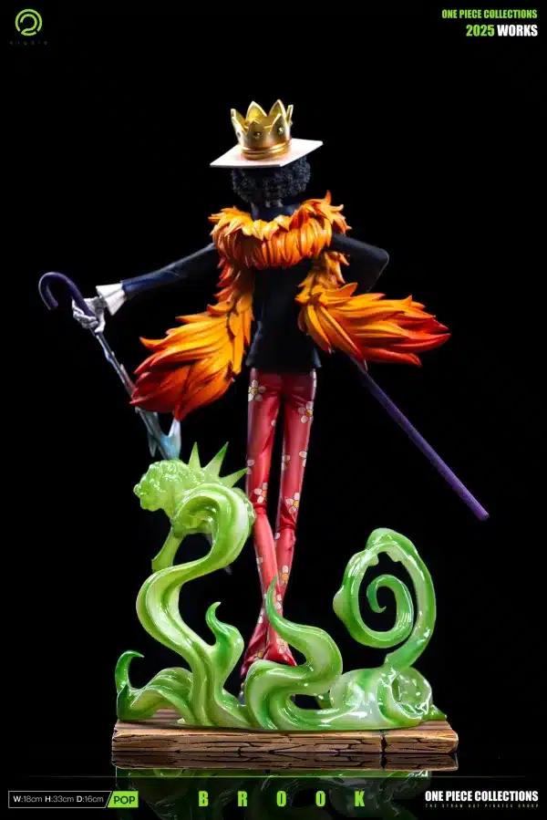 One Piece C2 Studio Brook Resin Statue 3