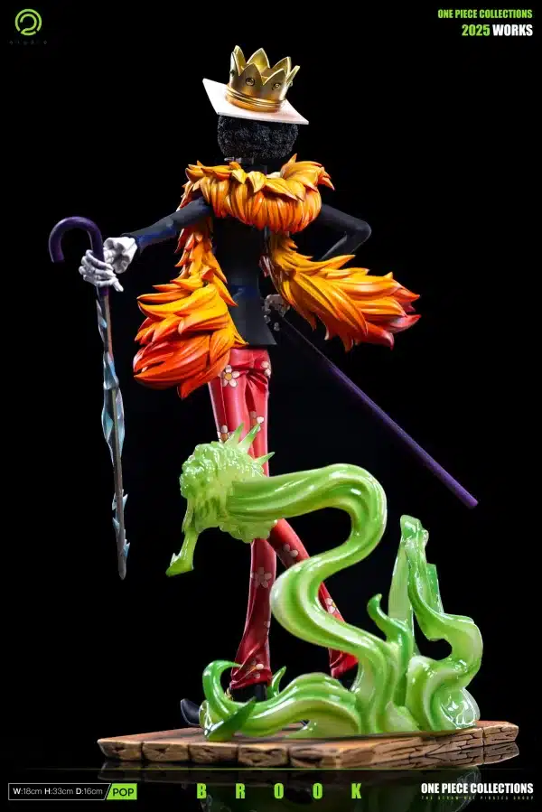 One Piece C2 Studio Brook Resin Statue 4