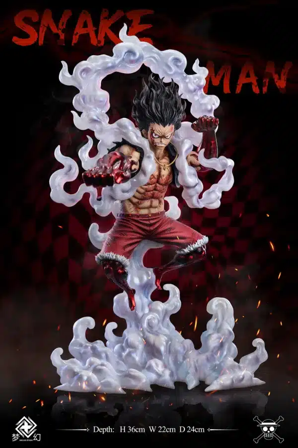 One Piece Dream Studio Gear 4 Snakeman Luffy Resin Statue 2