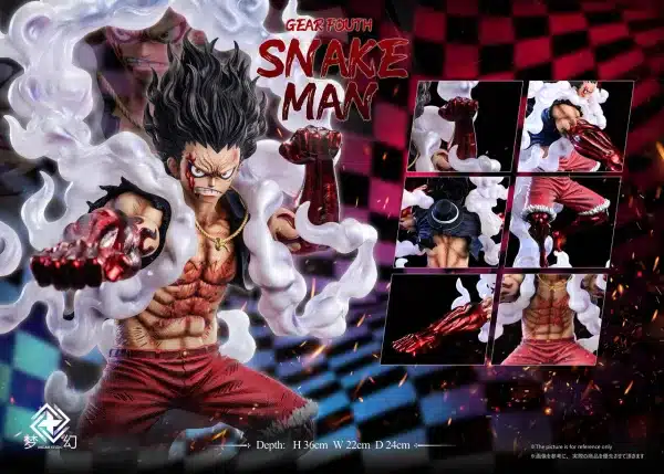 One Piece Dream Studio Gear 4 Snakeman Luffy Resin Statue 4