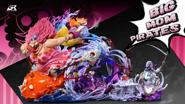 One Piece GTR Studio Charlotte Brulee x Charlotte Flampe Resin Statue 4