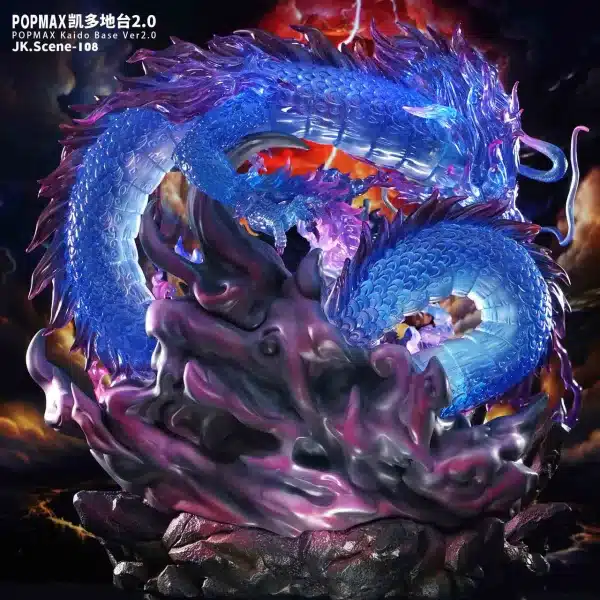 One Piece JacksDo Studio PoP Max Kaido Base V2 Resin Statue 6