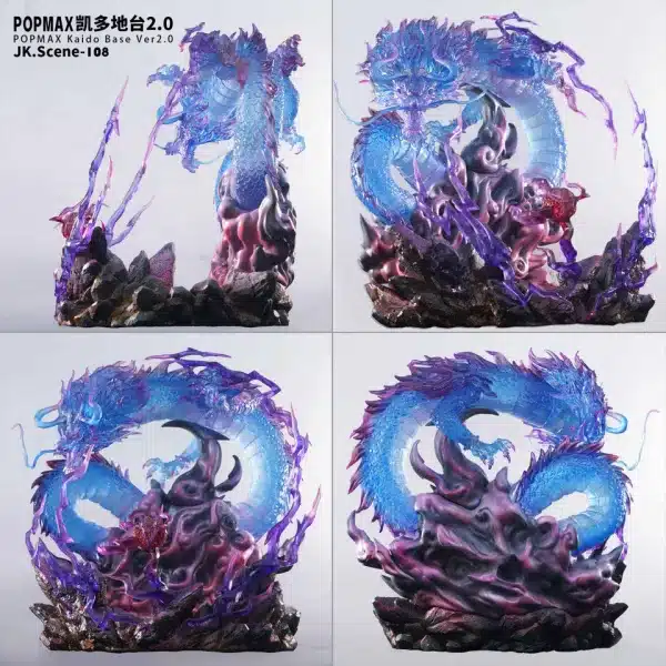 One Piece JacksDo Studio PoP Max Kaido Base V2 Resin Statue 7