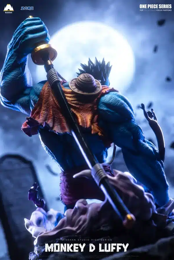 One Piece Jinshan Studio Nightmare Luffy Resin Statue 2