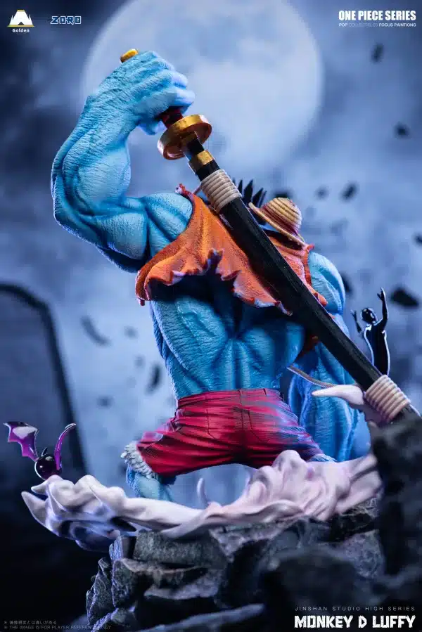 One Piece Jinshan Studio Nightmare Luffy Resin Statue 7