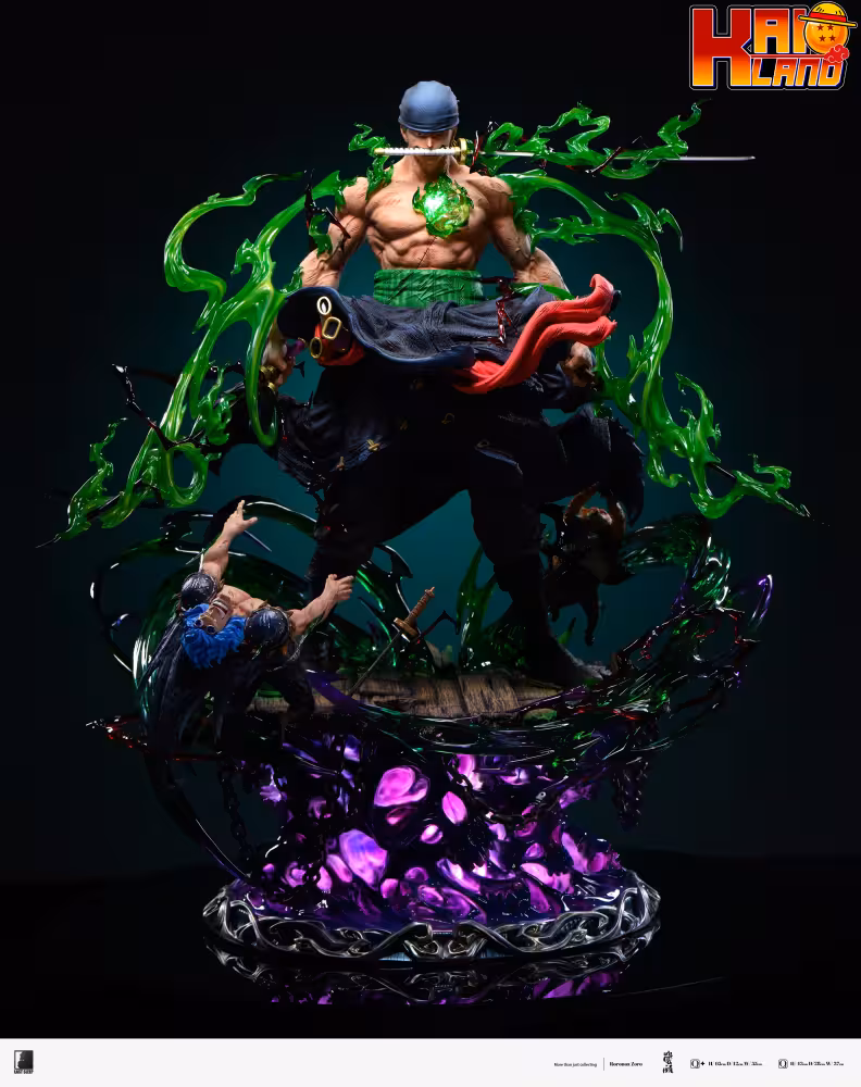 One Piece Last Sleep Studio Awakening Roronoa Zoro Resin Statue