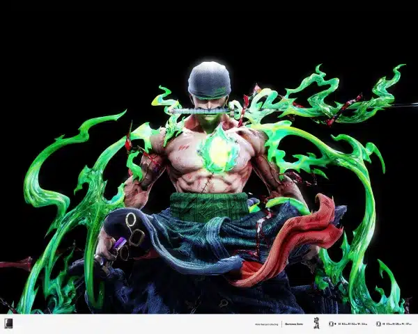 One Piece Last Sleep Studio Awakening Roronoa Zoro Resin Statue 2