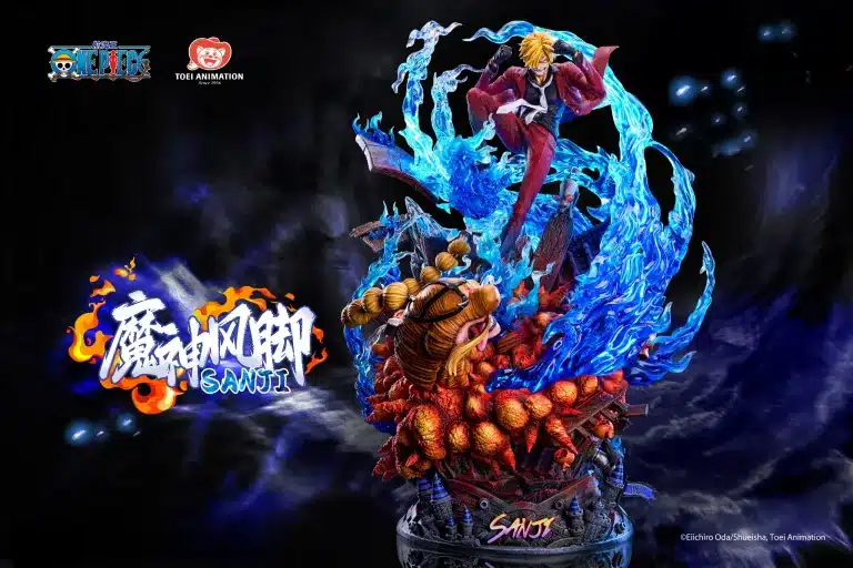 One Piece Light Year Studio Ifrit Jambe Sanji Licensed Resin Statue