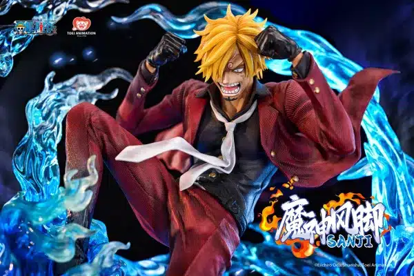 One Piece Light Year Studio Ifrit Jambe Sanji Licensed Resin Statue 2