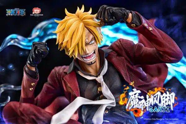 One Piece Light Year Studio Ifrit Jambe Sanji Licensed Resin Statue 3