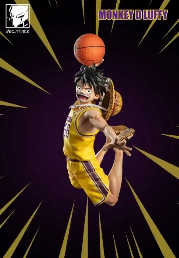 One Piece Noc Studio Luffy BasketBall Team Resin Statue 2